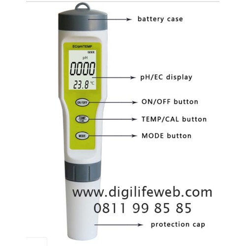 Ec Ph Temperature Meter Ez